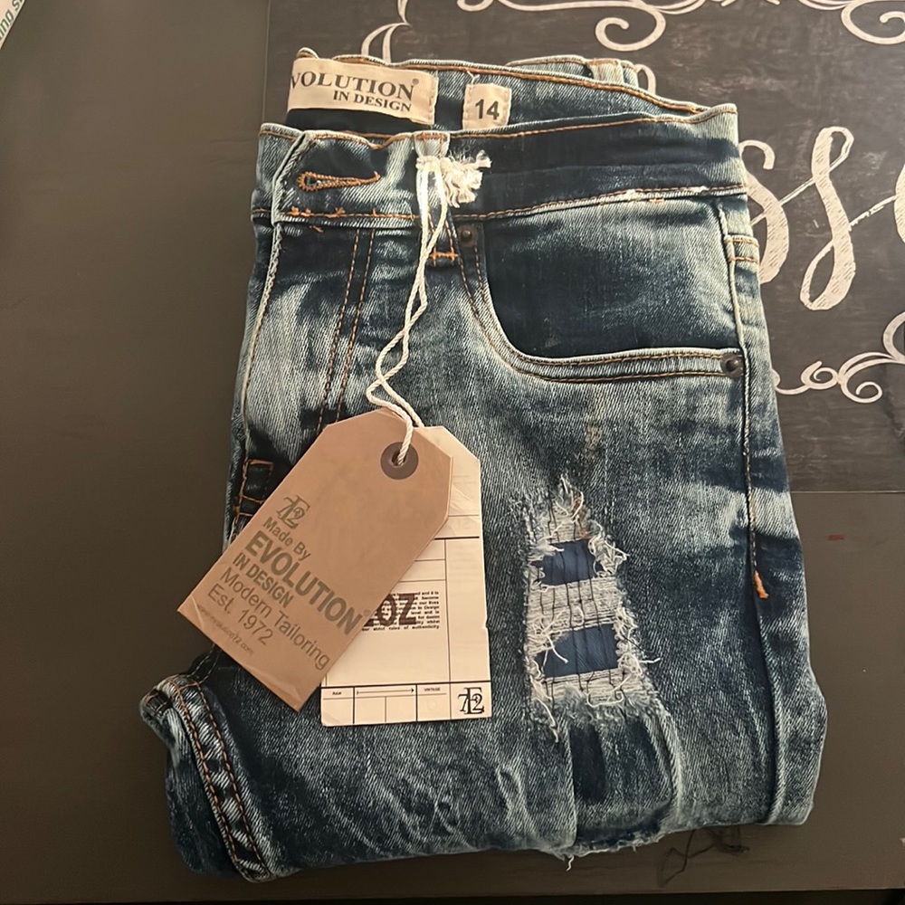 Boys jeans evolution size 14 slim
